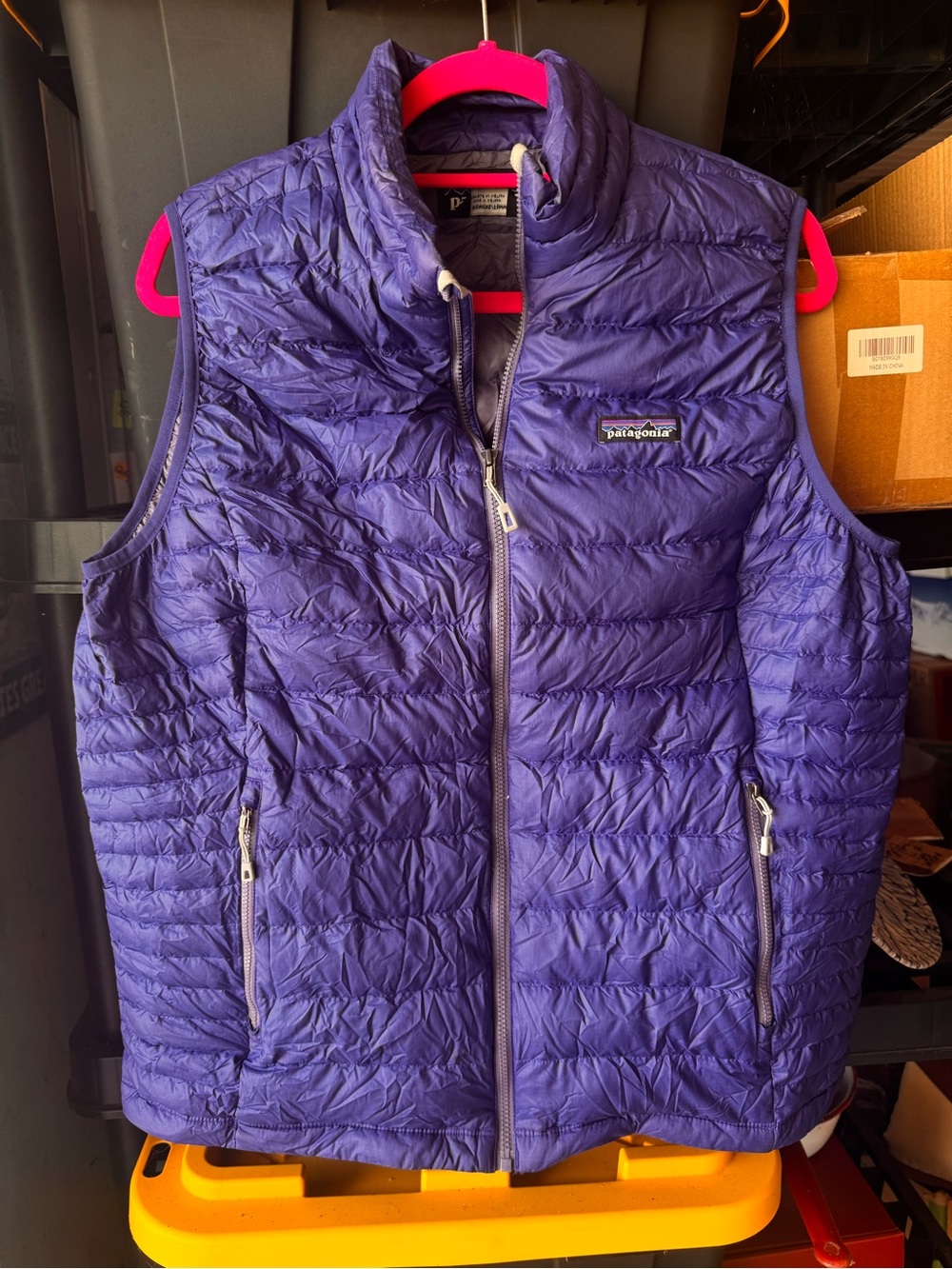 Patagonia Royal Blue Quilted Down Jacket Vest